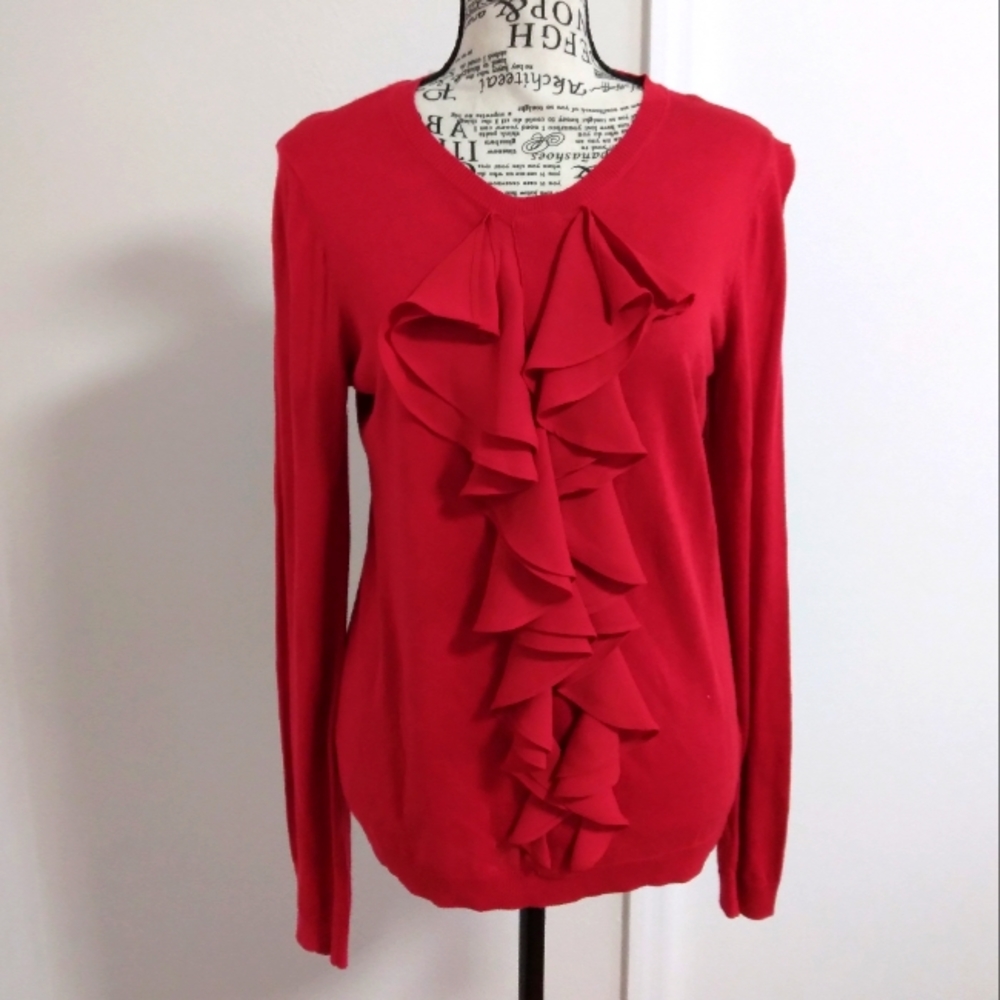 Lauren Ralph‎ Lauren ruffle sweater
